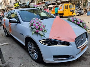 decorated marriage car for doli